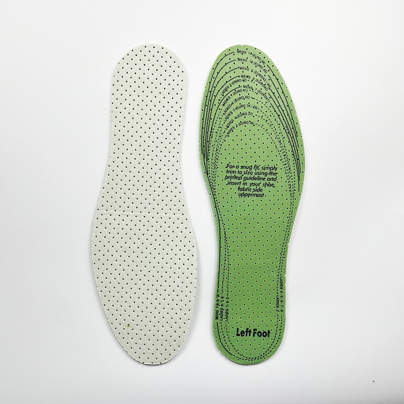 Wholesale Cuttable Latex Perforated Insoles Sweatproof and Breathable